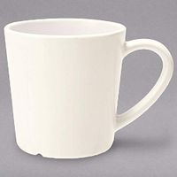 G.E.T. Enterprises C-107-IV-EC Ivory 8 Ounces. Plastic, Melamine Cups (Pack of 4) (Saucer Plate Sold Separately)