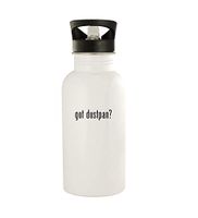 got dustpan? - 20oz Stainless Steel Water Bottle, White