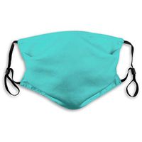 Trendy Fashion Girly Ocean Breeze Aqua Teal Unisex Adjustable Earloop Face Ma-sk, Anti-dust Mouth Ma-sk, Anti Pollution Ma-sk,Washable Protection Ma-sk,Pollen Ma-SKS,Anti-smog Ma-sk
