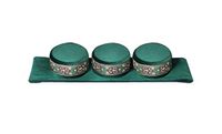 Moxibustion Moxa Cone Burner Box Set, Portable Copper Acupuncture Moxa Box Moxibustion Burner Holder Box with Detachable Carry On Belt for Arthritis Waist Neck Knee Joint Pain Relive/NO Moxa (3 boxes)