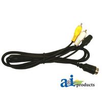 CabCAM Cable; 4 Pin Male/RCA Male/Power