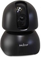 DrillTop Wireless IP Surveillance Camera w/Night Vision - Baby Monitor or Security Camera - 1080p, Activity Detection - 2 Way Audio - Remote Monitor with iOS, Android App - Cloud Service Avail, Black
