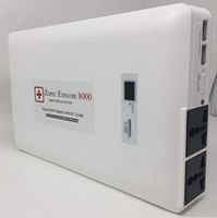 Zopec EXPLORE 8000 CPAP Battery (3-4 Nights). Excellent Home and Car Emergency Backup Power. Works with All CPAP Devices and All Laptops, Lights, Phones, Small TV etc.