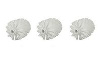 Black Temptation Set of 3 Toilet Brush Heads Replaceable Toilet Brush Heads [A]