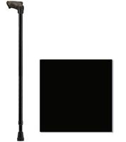 NOVA Palm Grip Orthopedic Handle Walking Cane for Right Hand, Lightweight and Adjustable, Color Black