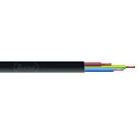 Merriway BH01497 3-Core Round Flex Cable, 2183Y 0.5mm Black, 10 Metres (33 feet)