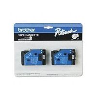 2-pack Tc-20 1/2in Black On White Tape for Pt-6 8 10 12 15 20 150 170 with Mini Tool Box (dh)
