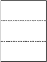 White Notecards 8 1/2" X 3 2/3" 300 Count
