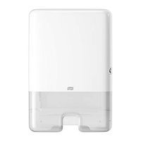 Tork Elevation Xpress Paper Towel Dispenser H2, Elevation Design - Multifold Hand Towel Dispenser 552020, Slim One-at-a-time Dispensing, White