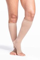 SIGVARIS Women’s Style Sheer 780 Open Toe Calf-High Socks 20-30mmHg