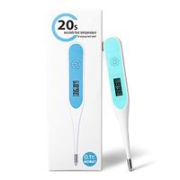 Ponek Body Basal Thermometer,Oral Thermometer for Fever,Rectal Armpit Temperature Meter, Digital Medical Thermometer with 20S Fast Readings (Blue)