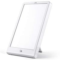 SIMBR Light Daylight Lamp 10,000 lux LED, 3 Adjustable Color Brightness Control with Timer&Touch Button, UV Free