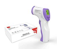 Forehead Thermometer for Adults Kids Baby, Infrared Thermometer Digital Non-Contact Accurate Instant Readings Thermometer with LCD Display