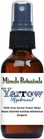 Miracle Botanicals Yarrow Hydrosol - 100% Pure Achillea Millefolium Water- Therapeutic Grade 60ml/2oz.