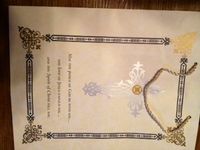 Religious Gift Bag with Cross 13"h X 10"w