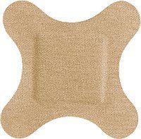Coverlet Adhesive Dressing 3"X 3" 4-Wing 50/Bx