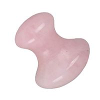 LWBTOSEE Guasha Massage Tool -Rose Quartz Mushroom Shape Guasha Board for Face Neck -Promote Blood Circulation -Gua Sha Facial for Eye Puffiness,Skin Care and Anti Wrinkle