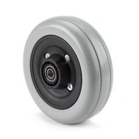 Pair Pride Jazzy Select Wheelchair 6" X 2" Light Grey Caster Tires