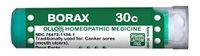 OLLOIS Organic Lactose-Free Borax 30C Homeopathic Medicines, Pellets, 80 Ct for Canker Sores