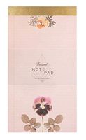 Fireweed: Notepads 2-Pack, Elegant Illustrated Notepad - Note pad with Lined Paper – Mini Notebook for Home, Office, Travel, Or School – Legal Pad for Work – Large Notepad for Writing (Magic Pansy)