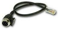 MJ-88 Mic adapter, round mic to modular radio