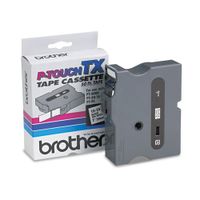 Brother P-Touch - TX Tape Cartridge for PT-8000, PT-PC, PT-30/35, 1w, Black on White TX-2511 (DMi EA