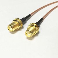 WIFI extension cable RP SMA female to SMA female pigtail cable RG178 15cm 6inch Good Quality Fast USA Shipping