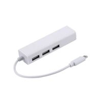 Hot New USB 3.1 Type C USB-C Multiple 3 Ports Hub with Ethernet Network LAN Adapter Eletronic Hot