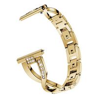 Lyperkin Fenebort Compatible with Samsung Gear S2 Classic Watch Bands 20mm, Crystal Stainless Steel Strap Bracelet Replacement Wristband Accessories S-18