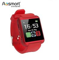 Bluetooth Smart Watch, Aosmart U8 Smartwatch for Android Smartphones - Red