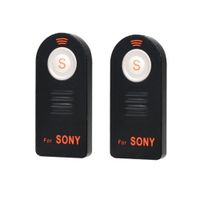 Foto&Tech 2 PCS IR Wireless Shutter Release Remote Control Compatible with Sony Alpha A33, A55, A99, A900 A700 A580 A560 A550 A500 A450 A390 A330 A230 DSLR Cameras, NEX-7 NEX-6 NEX-5 Compact Cameras