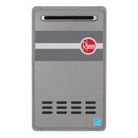 Rheem RTG-84XLN-1 Outdoor Tankless Natural Gas Water Heater for 2-3 Bathroom Homes