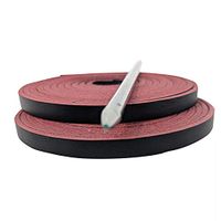 TOFL Highland Group, Baseball and Softball Glove Lace Kit, 2 Leather Laces, Leather Lacing Needle (Red-Black)