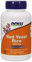 Now Foods, Red Rice Yeast Extract 600 mg Veggie Capsules, 120 Count