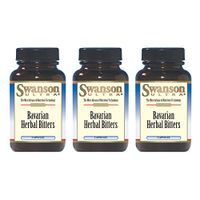 Swanson Bavarian Herbal Bitters 120 Caps 3 Pack