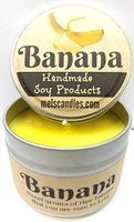 Banana - 4oz All Natural Hand Made Tin Soy Candle, Take It Any Where
