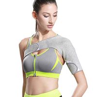 Shoulder Support Brace, for Men and Women, Adjustable Dislocated Shoulder Strap for Rotator Cuff, AC Joint Muscle Tear Recovery, Labrum Tear and Tendonitis,Leftshoulder,M