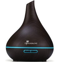 Diffuserlove Diffuser 500ML Essential Oil Diffuser with Adjustable Mist Mode Waterless Auto Shut-off Diffusers for essential oils Cool Mist Diffuser for Office Home Bedroom Living Room