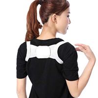 MILUCE Premium Posture Corrector for Men OR Women-Posture Corrector for Upper Back for Used to Correct Adult Men and Women, Hunchback Crowds (Color : White)
