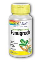 Organically Grown Fenugreek Seed 620mg Solaray 100 Caps