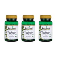 Swanson Full Spectrum 7 Mushroom Complex 60 Veg Caps 3 Pack
