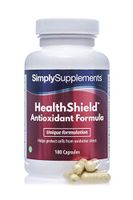 HealthShield Antioxidant Formula | Antioxidant Supplement with Resveratrol & Lycopene | 180 Capsules