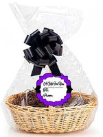 Violet 2Pack Designer Cello Bags/Tags/Bows Cellophane Extra Large Gift Basket Packaging Bags Flat 25" X 30"