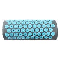 Acupressure Massager Mat Relaxation Relief Stress Tension Body Yoga Mat Relieve Body Stress Pain Spike Cushion Mat with Pillow,Light Grey