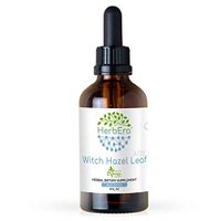 Witch Hazel Leaf A120 Alcohol Herbal Extract Tincture, Super-Concentrated Organic Witch Hazel Leaf (Hamamelis virginiana) Dried Leaf (4 fl oz)