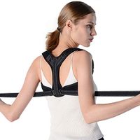 Lzour Back Posture Corrector -Posture Clavicle Support Corrector Back Straight Shoulders Brace Strap Correctpor- Back, Shoulder, and Neck Pain Relief