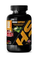 Mood and Stress Supplement - Mood Support Vitamins and Herbs - Positive Vibes - Natural - Anxiety and Stress Relief - Pure and Potent - GABA and 5htp - 1 Bottle (60 Caps)