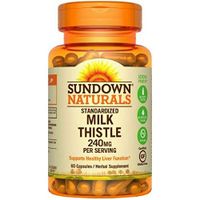 Sundown Naturals Milk Thistle 240mg, 60 Capsules ea (Pack of 7)