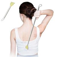 Elaco Stainless Steel Expansion Scratcher, Travel Light Weight Back Scratcher - Telescope Type - for Light Scratching (Stainless Steel)