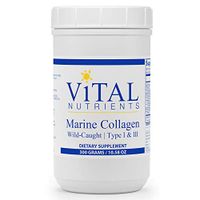 Vital Nutrients - Marine Collagen Powder - Type 1 and 3 Collagen Protein Supplement - 300 Grams